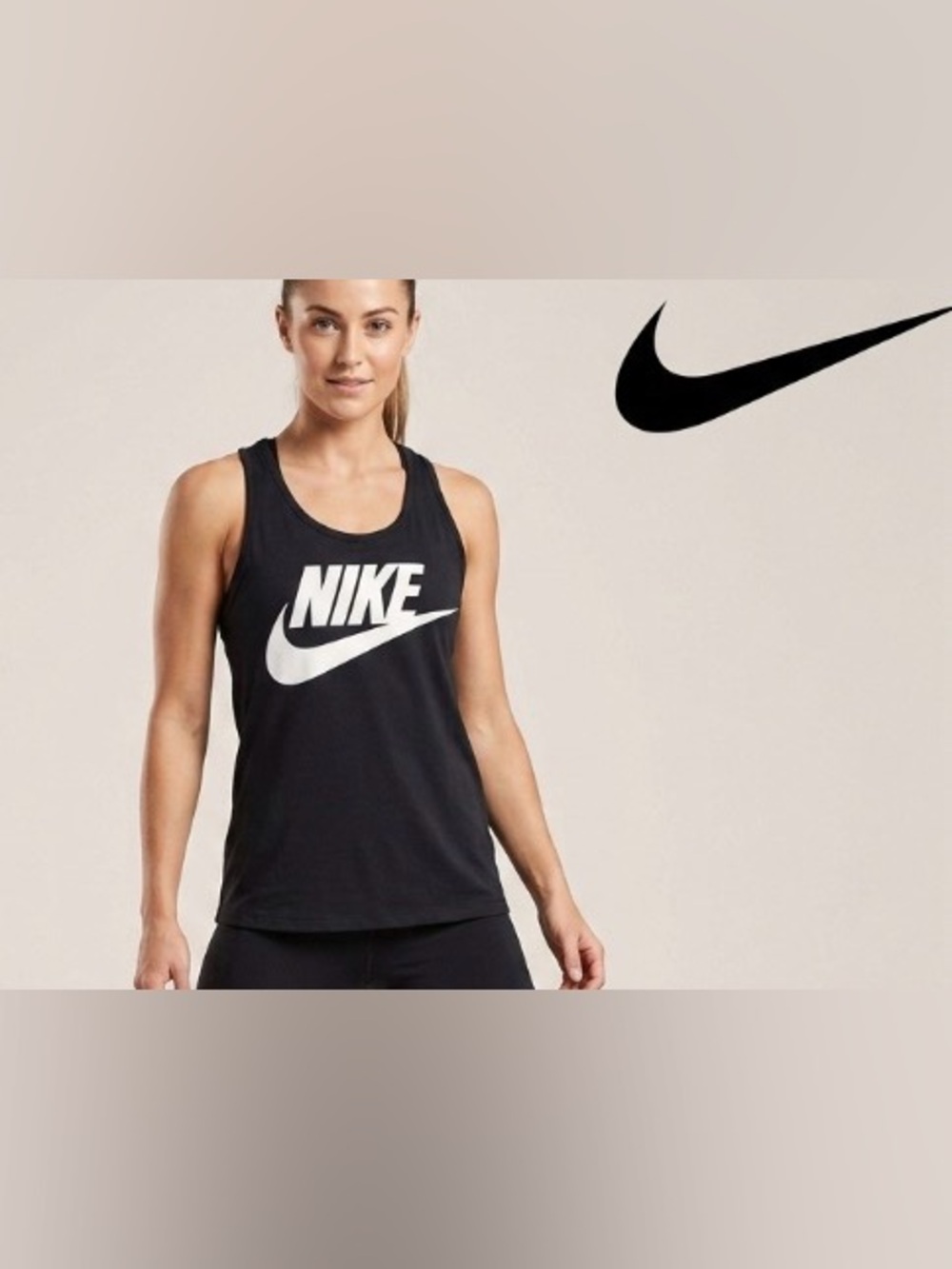 💙 Nike Tank Top Black - Size S